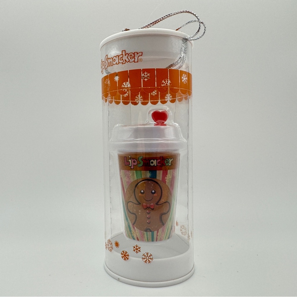 Gingerbread latte cup Lip Smacker Limited Edition Holiday 2024 Ornament .26oz - Picture 2 of 7
